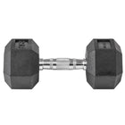 LifeLine 25LB Hex Rubber Dumbbell