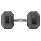 LifeLine 45LB Hex Rubber Dumbbell