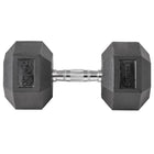 LifeLine 50LB Hex Rubber Dumbbell
