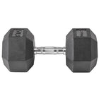 LifeLine 50LB Hex Rubber Dumbbell