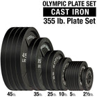 Body Solid OPB Cast Iron 2" Olympic Plates 355lbs