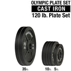 Body Solid OPB Cast Iron 2" Olympic Plates 120lbs