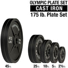 Body Solid OPB Cast Iron 2" Olympic Plates 175lbs