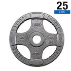 Body Solid OPT Gray Grip Cast Iron 2" Olympic Plates 25lbs