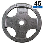 Body Solid OPT Gray Grip Cast Iron 2" Olympic Plates 45lbs