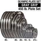 Body Solid OPT Gray Grip Cast Iron 2" Olympic Plates 455lbs