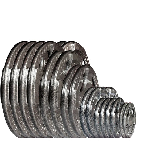 Body Solid OPT Gray Grip Cast Iron 2" Olympic Plates