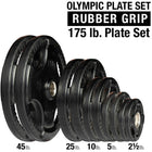 Body Solid ORT Rubber Grip 2" Olympic Plates 175lb