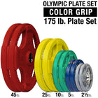 Body Solid ORC Rubber Color Grip 2" Olympic Plates 175lb