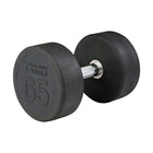 65 lb. Round Rubber Dumbbell