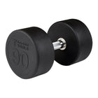 90 lb. Round Rubber Dumbbell