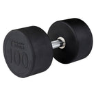 100 lb. Round Rubber Dumbbell