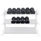 55-75 lb. Round Rubber Dumbbell of 10