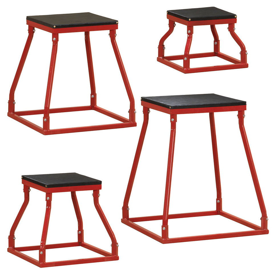 Body Solid BSTPB Steel Frame Set 12-30 Plyo Boxes - Set of 4