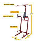 Best Fitness BFVK10B Vertical Knee Raise