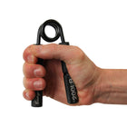 A hand gripping a black hand-grip strengthener with '200LB' printed on the handle, isolated on a white background.