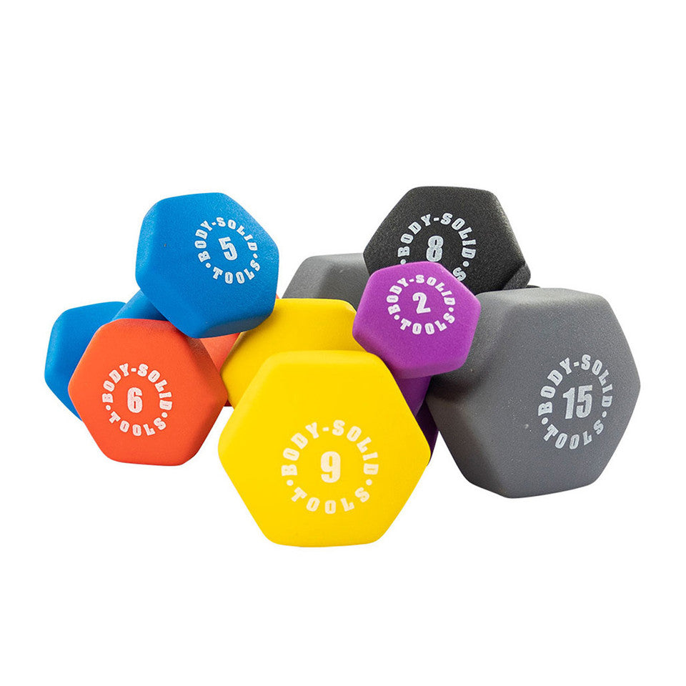 Body Solid BSTND Neoprene Dumbbells