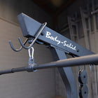 Body-Solid gym equipment with a blurred background