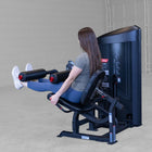 Person using Body Solid Pro ClubLine S2LECX Series 2 Leg Curl and Extension 