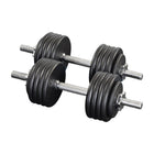 Body Solid Tools SDA19T Standard Threaded 19" Dumbbell Handle with Collars
