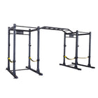 Body Solid Pro ClubLine SPR1000SSDB Double Power Racks with Monkey Bars and Safety Straps