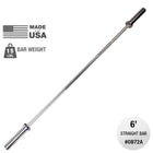 Body Solid OB72A15 2" Olympic 6' Lightweight Bar