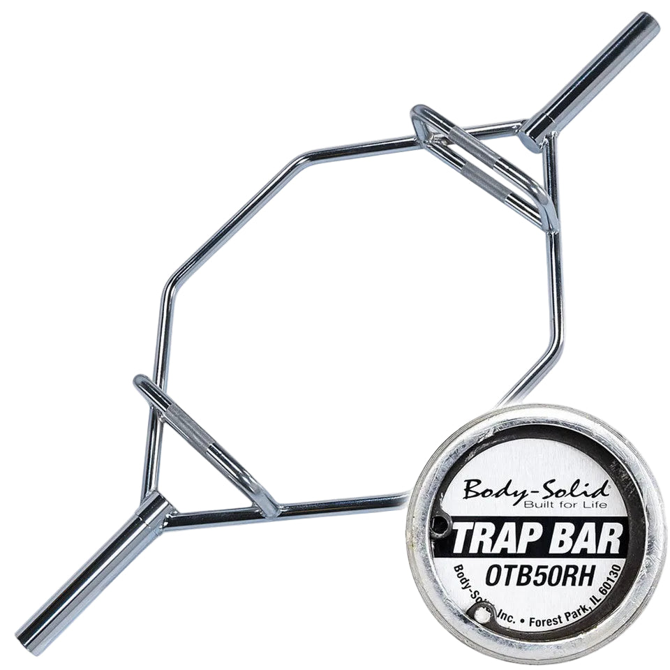 Body Solid OTB50RH 2" Olympic Trap Bar Raised Handles