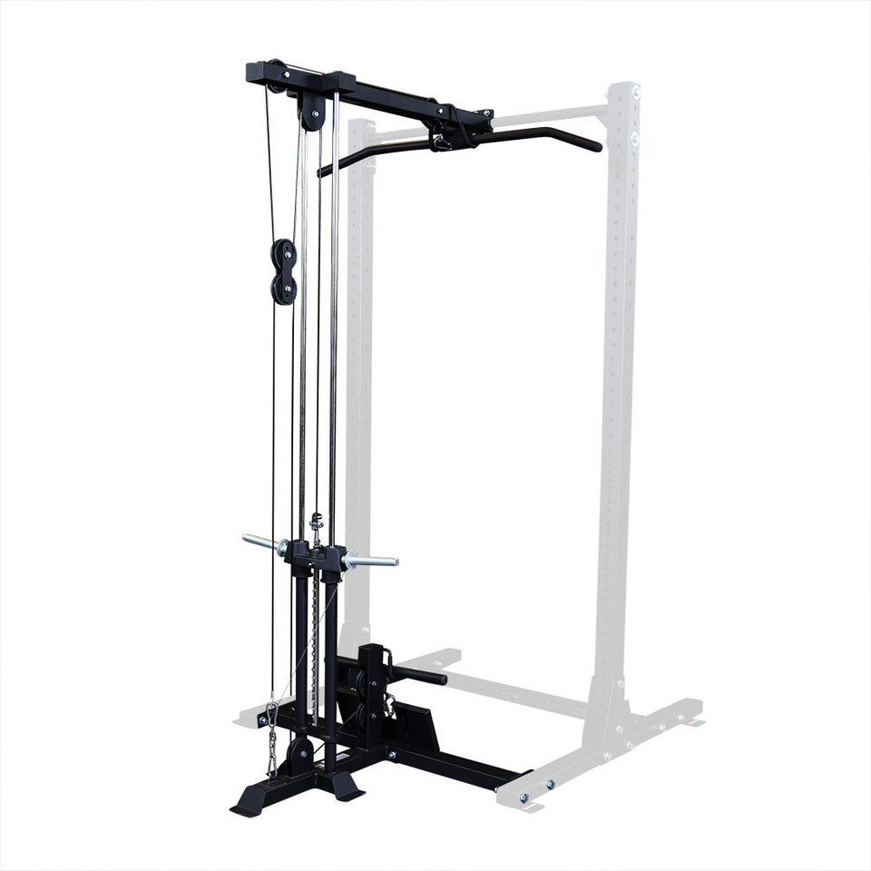 Body Solid Pro ClubLine SPRHLA Half Rack Lat Attachment