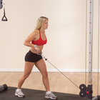 Body Solid Cable Crossover w/Flat Incline Decline Bench & Medicine Ball Package
