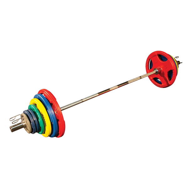 Body Solid ORCT355 Colored Rubber Grip Olympic Plate Set 355lb
