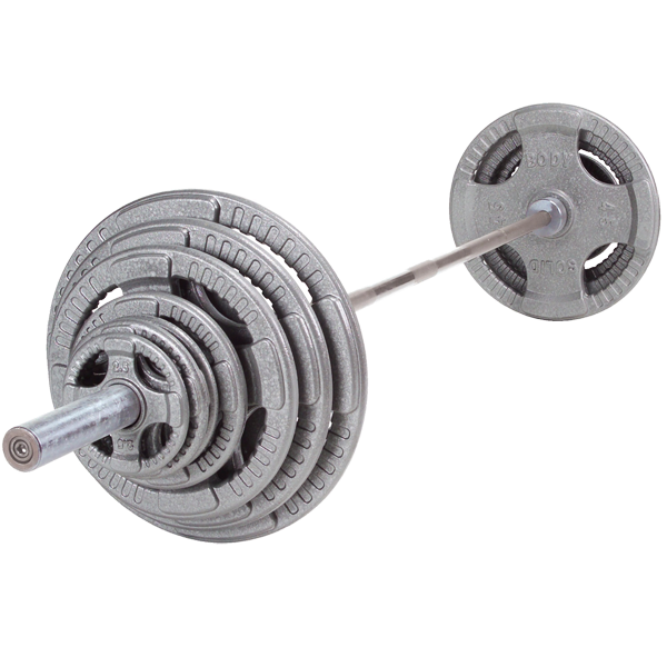 Body Solid OST255 Steel Grip Olympic Set 255lb (Plates Only)