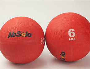 The ABS Company 6 LB Medicine Balls (2) - Red