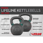 LifeLine Kettlebell 44kg (97lb)