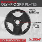 LifeLine 45LB Pro Rubber Olympic Grip Plate