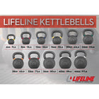 LifeLine Kettlebell 28kg (62lb)